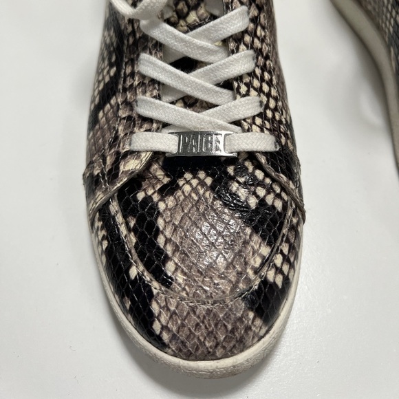 Paige Animal Print Ankle High Sneakers in Size 8.5 - Picture 6 of 11